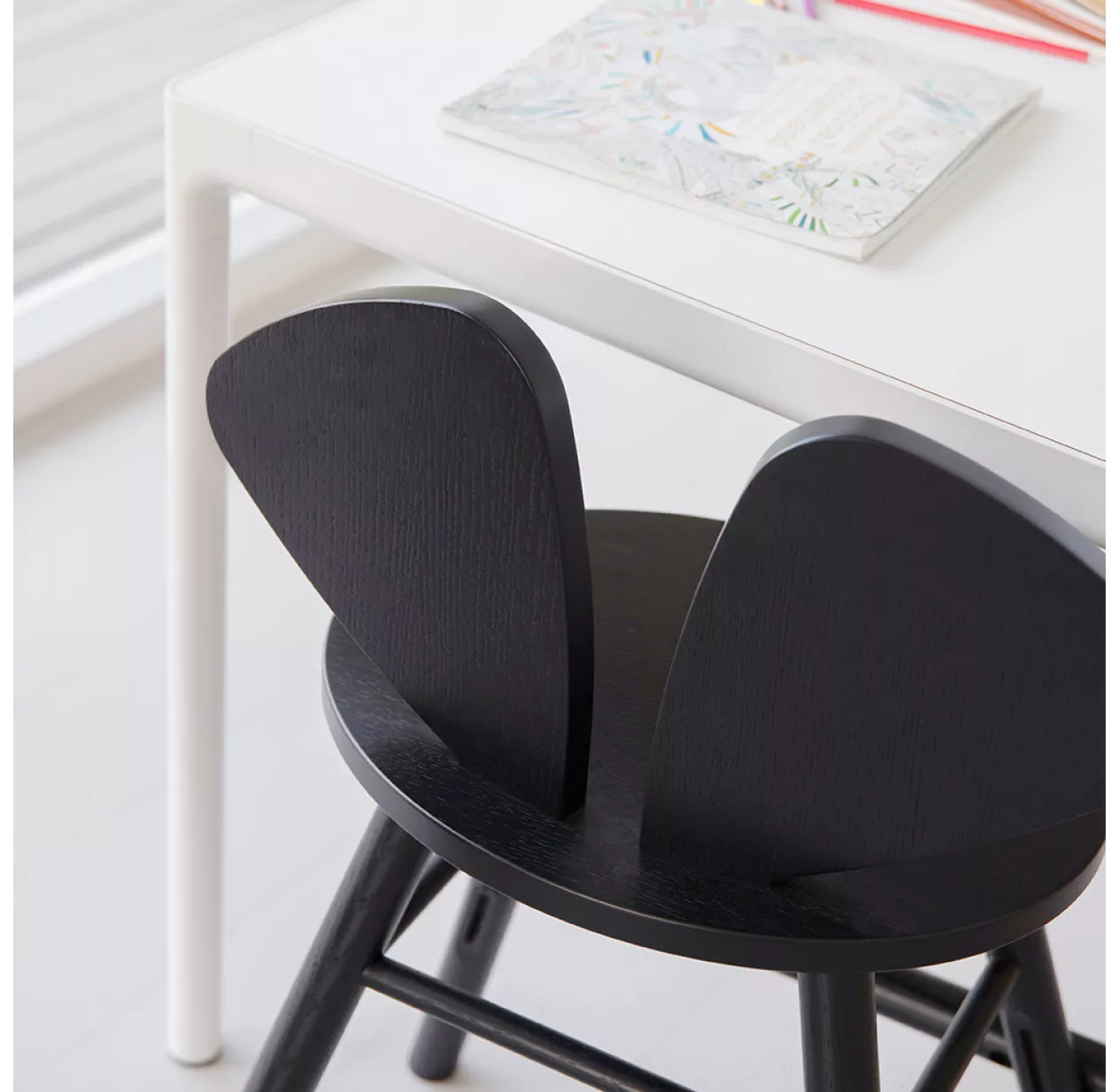 Nofred Chaise Junior Mouse 3-9 Ans - Noir 8 Nofred Chaise Junior Mouse 3-9 Ans - Noir – Image 6