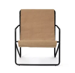 Ferm LIVING Chaise Lounge Desert - Noir/Sable -Enfant Fournitures Boutique chaise lounge adulte desert sable noir ferm living 3 1264x1234
