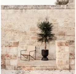 Ferm LIVING Chaise Lounge Desert - Noir/Sable -Enfant Fournitures Boutique chaise lounge adulte desert sable noir ferm living 4 1264x1234