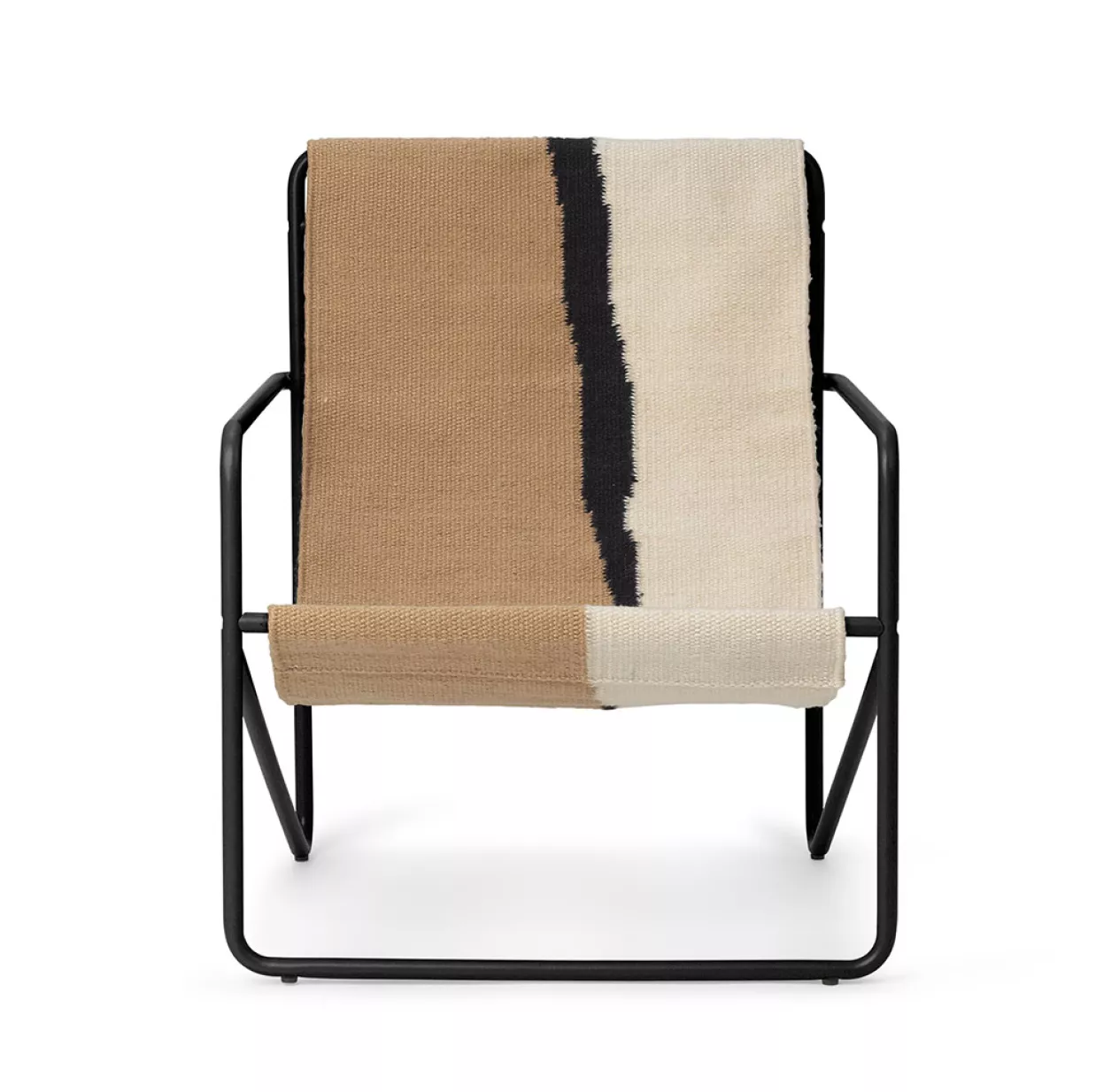 Ferm LIVING Chaise Lounge Desert - Noir/Soil 5 Ferm LIVING Chaise Lounge Desert - Noir/Soil – Image 3