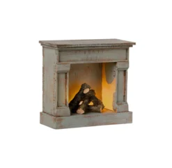 Maileg Cheminée Miniature - Bleu Vintage