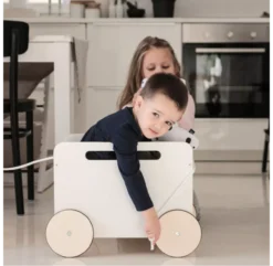 Coffre à Jouets Sur Roues Toy Chest - Blanc -Enfant Fournitures Boutique coffre a jouets a roues ooh noo 5 1264x1234