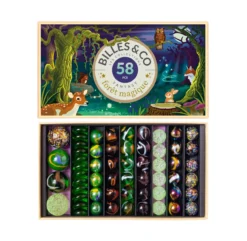 Coffret De 58 Billes - Forêt Magique