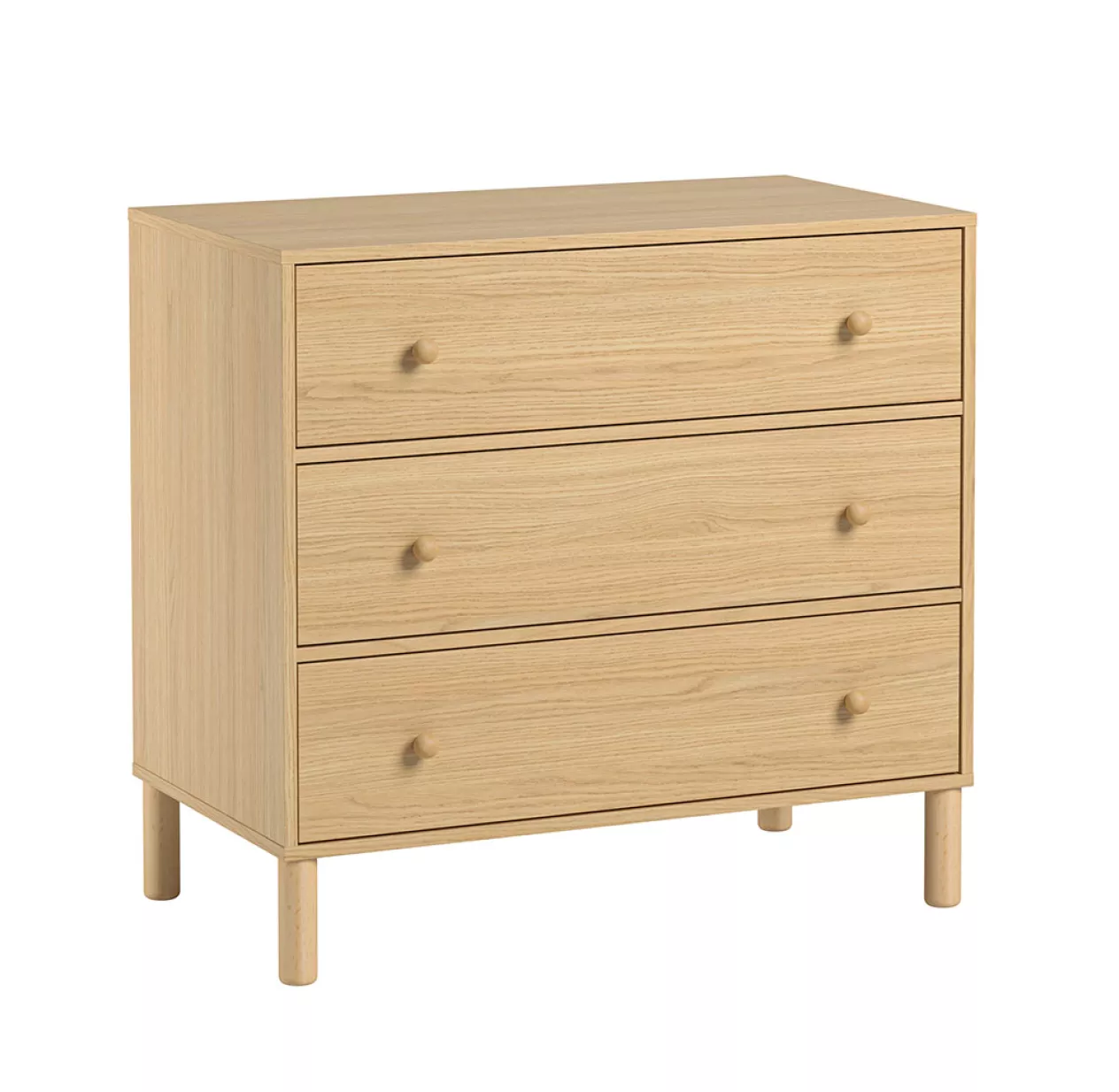 VOX Commode 3 Tiroirs à Langer Tela - Chêne 3 VOX Commode 3 Tiroirs à Langer Tela - Chêne