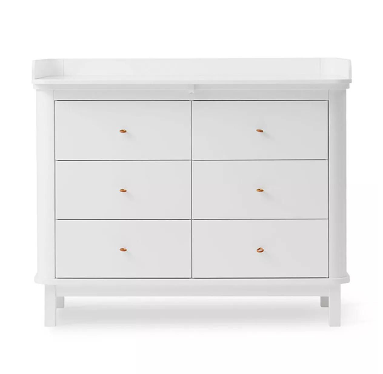 Commode Avec Grand Plan à Langer Wood - Blanc 3 Commode Avec Grand Plan à Langer Wood - Blanc