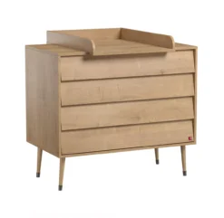 VOX Commode 4 Tiroirs à Langer Bosque - Chêne -Enfant Fournitures Boutique commode bosque vox chene 4 1264x1234