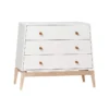 Leander Commode 3 Tiroirs Luna - Blanc -Enfant Fournitures Boutique commode luna blanc leander 1 1264x1234