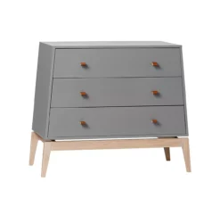 Leander Commode 3 Tiroirs Luna - Gris