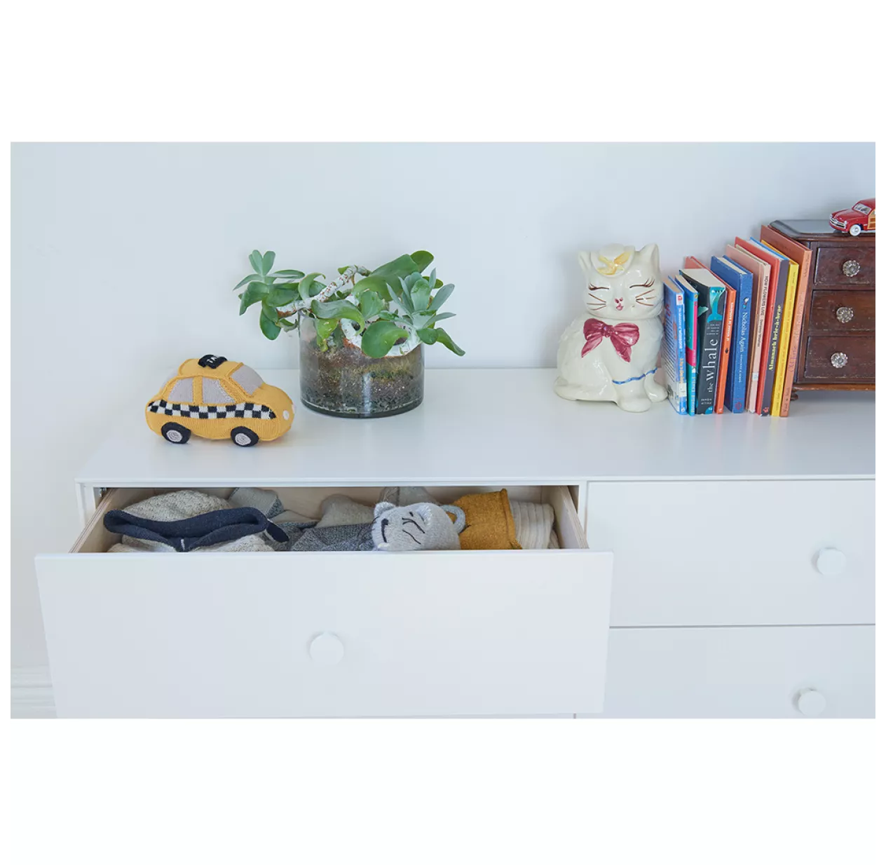 Commode Merlin Sparrow 6 Tiroirs - Blanc 5 Commode Merlin Sparrow 6 Tiroirs - Blanc – Image 3