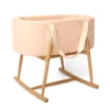 Couffin Kuko Et Son Support à Bascule - Nude -Enfant Fournitures Boutique couffin kuko rose et support a bascule charlie crane 1 1264x1234