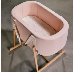 Couffin Kuko Et Son Support à Bascule - Nude -Enfant Fournitures Boutique couffin kuko rose et support a bascule charlie crane 4 1264x1234
