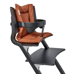 Chaise Haute évolutive Leander - Noir -Enfant Fournitures Boutique coussin d assise chaise haute leander terracotta 3 1264x1234