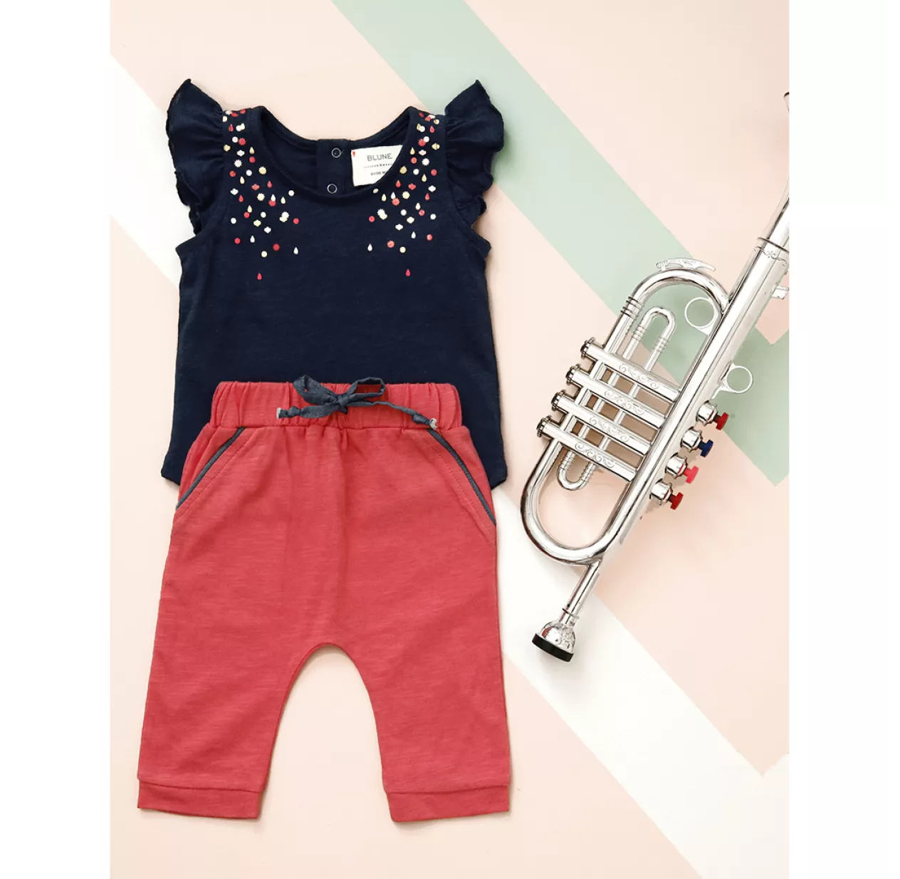 Sarouel Bébé - Cerise 4 Sarouel Bébé - Cerise – Image 2