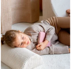 Trio De Poufs Rainbow En Velours Côtelé - Ecru 10 Trio De Poufs Rainbow En Velours Côtelé - Ecru -Enfant Fournitures Boutique ensemble de poufs rainbow ecru wigiwama 3 1264x1234