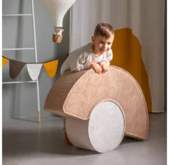 Duo De Poufs En Velours Côtelé - Beige -Enfant Fournitures Boutique ensemble pouf velours cotele beige wigiwama 4 1264x1234