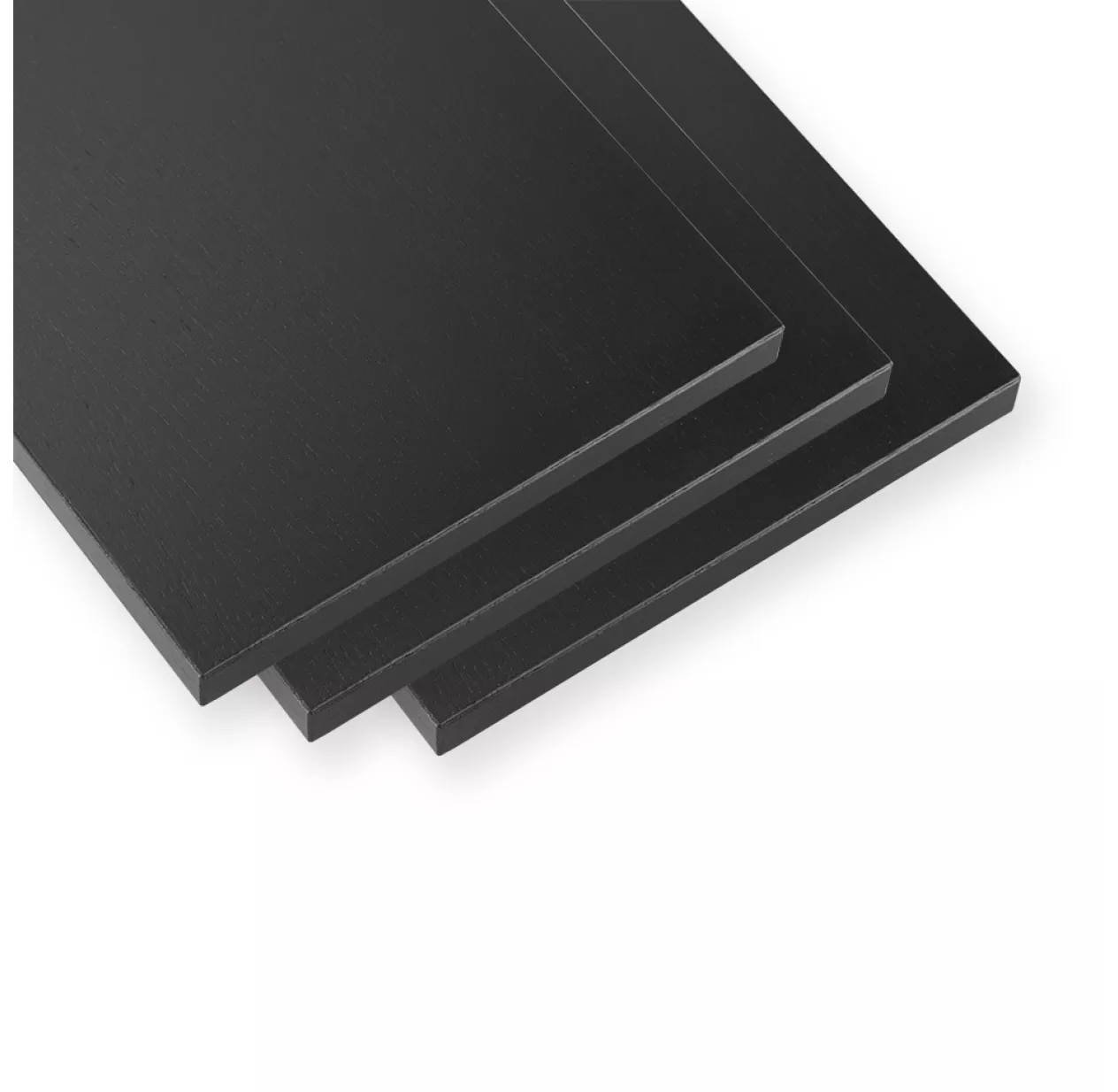 Pack 3 étagères 58 Cm - Noir 3 Pack 3 étagères 58 Cm - Noir