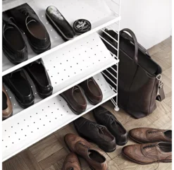 Etagère à Chaussures - Blanc -Enfant Fournitures Boutique etagere chaussures 78x30 white string 3 1264x1234