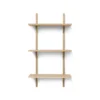 Ferm LIVING Etagère Sector Triple T/N - Chêne/Laiton -Enfant Fournitures Boutique etagere sector triple small chene laiton ferm living 1 1264x1234