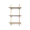 Ferm LIVING Etagère Sector Triple T/N - Chêne/Noir -Enfant Fournitures Boutique etagere sector triple small chene laiton noir ferm living 1 1264x1234