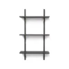 Ferm LIVING Etagère Sector Triple T/N - Noir/Laiton -Enfant Fournitures Boutique etagere sector triple small frene noir laiton noirci ferm living 1 1264x1234