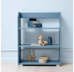 Etagère 2 En 1 - Bleu Gris -Enfant Fournitures Boutique etageres de rangement flexa play bleu gris 3 1264x1234