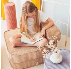 Enfant Fournitures Boutique -Enfant Fournitures Boutique fauteuil flip lit d appoint velours cotele beige wigiwama 2 1264x1234