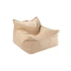 Fauteuil Pouf Ottoman En Velours Côtelé - Beige -Enfant Fournitures Boutique fauteuil pouf velours cotele beige wigiwama 1 1264x1234