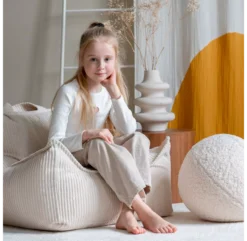 Fauteuil Pouf Ottoman En Velours Côtelé - Toffee 10 Fauteuil Pouf Ottoman En Velours Côtelé - Toffee -Enfant Fournitures Boutique fauteuil pouf velours cotele toffee wigiwama 3 1264x1234