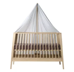 Lit Bébé Linea Leander - Chêne -Enfant Fournitures Boutique fleche de lit linea bleu leander 4 1264x1234
