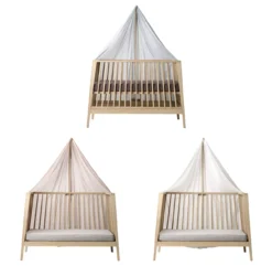 Lit Bébé Linea Leander - Chêne -Enfant Fournitures Boutique fleche de lit linea leander 1264x1234