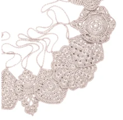 Guirlande En Crochet - Rose Poudré