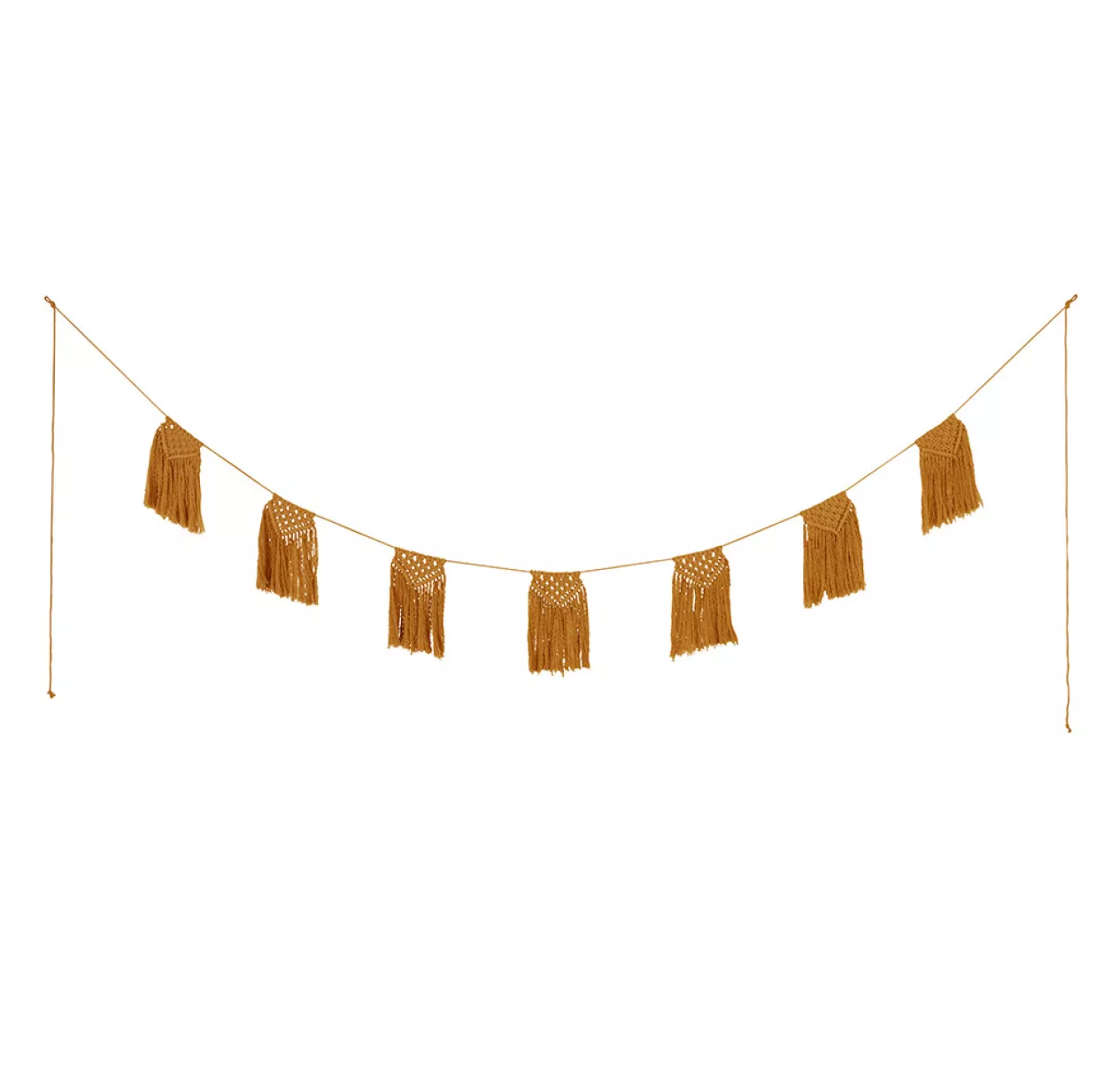 Guirlande En Macramé - Or 3 Guirlande En Macramé - Or