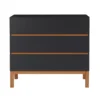 Commode à Langer 3 Tiroirs Indigo - Moon Shadow -Enfant Fournitures Boutique indigo moonshadow commode quax 1 1264x1234