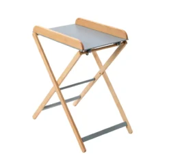 Table à Langer Pliante Jade - Bleu Gris -Enfant Fournitures Boutique jade table a langer pliable bleu gris bois combelle 6 1264x1234