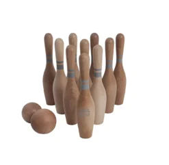 Jeu De Bowling En Bois
