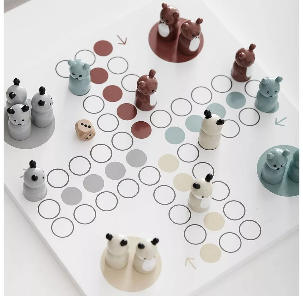 Kid's Concept Jeu De Petits Chevaux Ludo 4 Kid's Concept Jeu De Petits Chevaux Ludo – Image 2