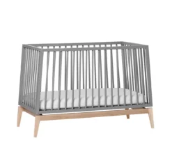 Leander Lit Bébé Luna 60 X 120 Cm - Gris