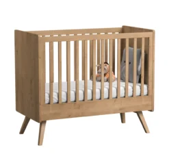 VOX Lit Bébé 60 X 120 Vintage - Chêne
