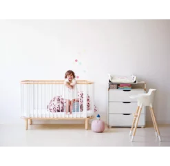 Matelas à Langer - Bleu -Enfant Fournitures Boutique lit bebe evolutif bois blanc flexa 7 1264x1234