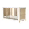 Lit Bébé évolutif Cèdre Et Rotin Océania 60x120cm - Blanc -Enfant Fournitures Boutique lit bebe evolutif oceania theo 60x120 1 1264x1234
