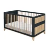 Lit Bébé évolutif Bois Et Cannage Rotin Nami 70x140cm - Noir 2 Lit Bébé évolutif Bois Et Cannage Rotin Nami 70x140cm - Noir -Enfant Fournitures Boutique lit bebe evolutif rotin nami anthracite 70x140 theo 1 1264x1234
