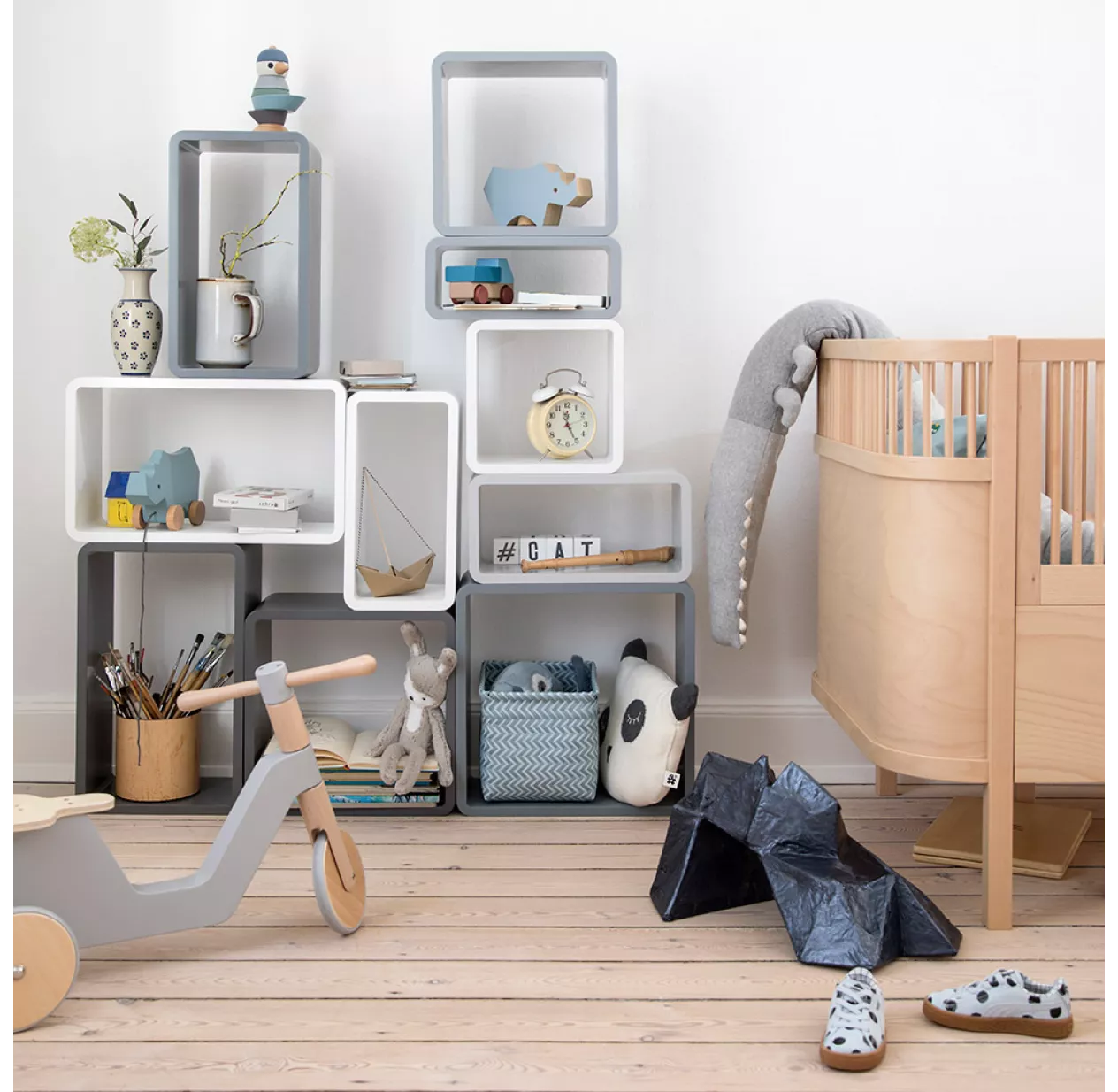 Sebra Lit Bébé évolutif - Hêtre 7 Sebra Lit Bébé évolutif - Hêtre – Image 5