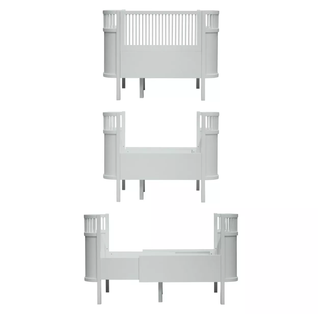 Sebra Lit Bébé évolutif - Mist Green 8 Sebra Lit Bébé évolutif - Mist Green – Image 6