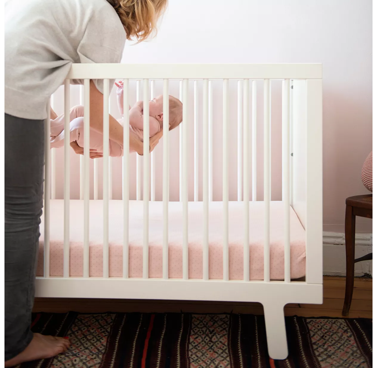 Lit Bébé évolutif Sparrow - Blanc 4 Lit Bébé évolutif Sparrow - Blanc – Image 2