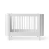 Lit Bébé évolutif 5 En 1 Mini+ Wood - Blanc -Enfant Fournitures Boutique lit bebe evolutif wood mini plus sans kit blanc oliver furniture 1 1264x1234