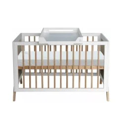 Lit Bébé évolutif Cèdre Et Rotin Marélia 60x120cm - Blanc -Enfant Fournitures Boutique lit bebe rotin marelia blanc 60x120 theo 4 1264x1234