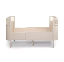 Sebra Lit Bébé évolutif - Beige Rosé -Enfant Fournitures Boutique lit bebe sebra beige 3 1264x1234