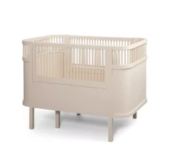 Sebra Lit Bébé évolutif - Beige Rosé -Enfant Fournitures Boutique lit bebe sebra beige 4 1264x1234