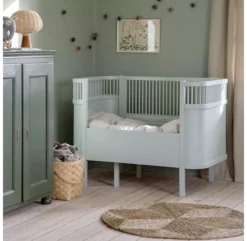Sebra Lit Bébé évolutif - Mist Green 9 Sebra Lit Bébé évolutif - Mist Green -Enfant Fournitures Boutique lit bebe sebra mist green vert new 2 1264x1234