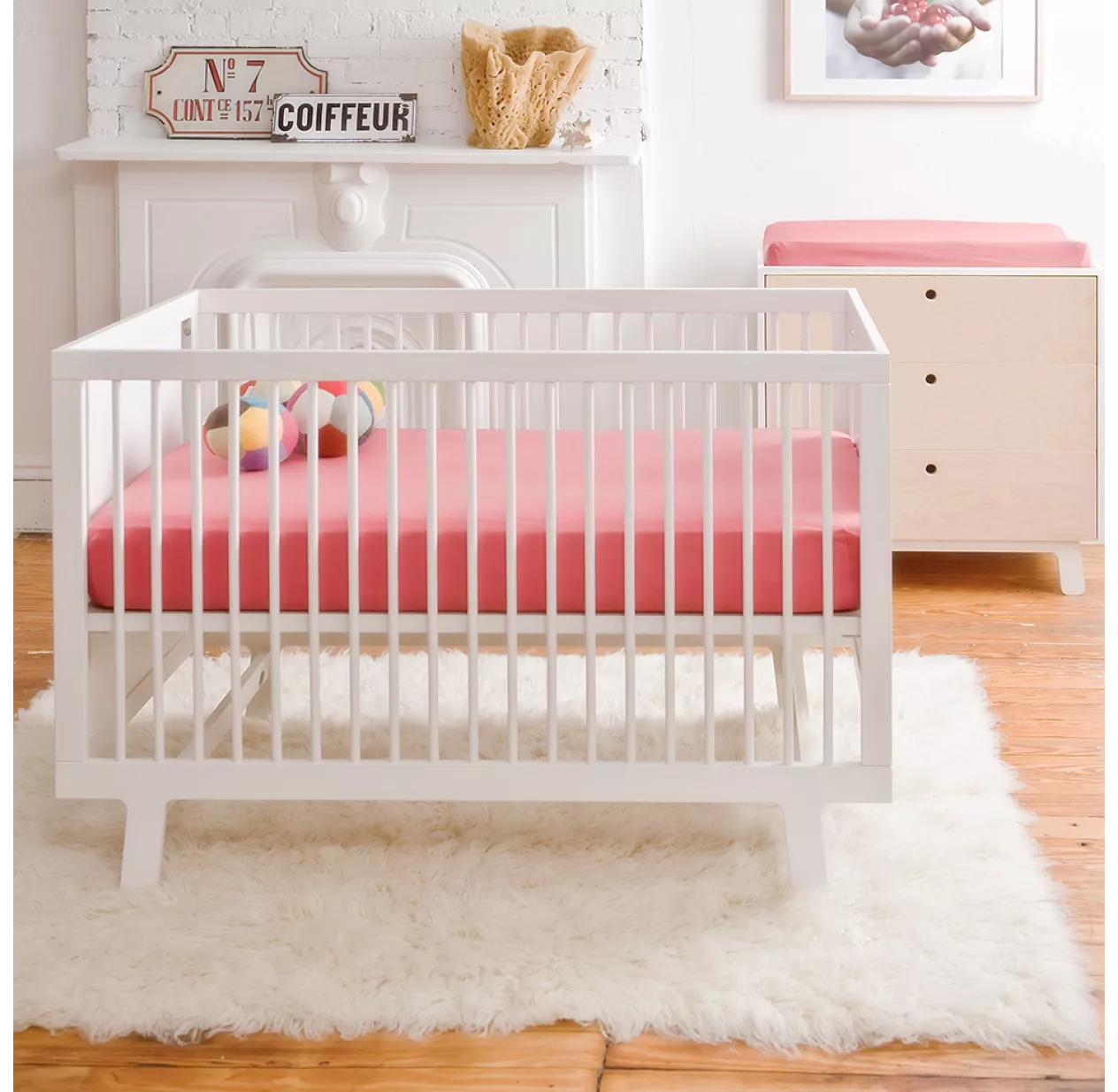 Lit Bébé évolutif Sparrow - Blanc 5 Lit Bébé évolutif Sparrow - Blanc – Image 3